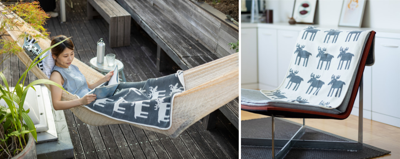 KLIPPAN ミニブランケット活用術10選 ー赤ちゃん・ひざ掛け