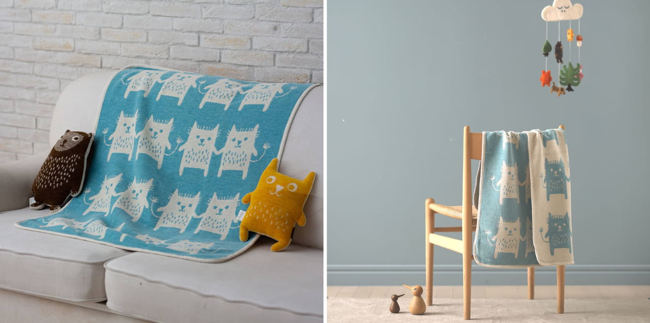 KLIPPAN ミニブランケット活用術10選 ー赤ちゃん・ひざ掛け