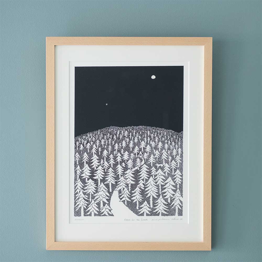 Poster HOUSE IN THE FOREST 26 A3 | サステナブルショップ エ