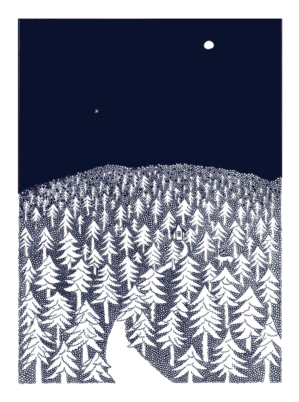 Poster HOUSE IN THE FOREST 24 A2 | サステナブルショップ エ