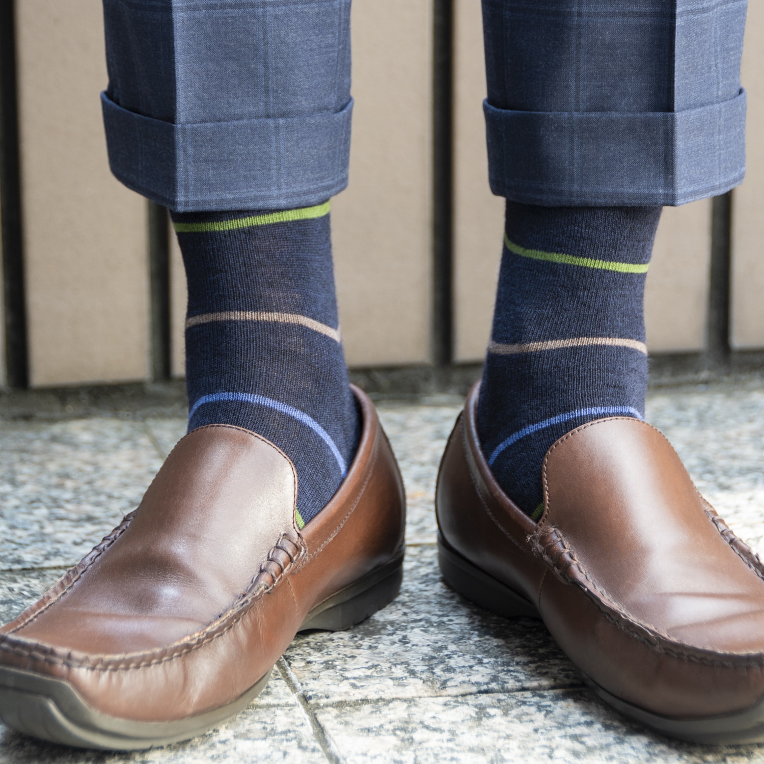 メンズ Bengt Lotta ベングト ロッタ ソックス カール ネイビー エコンフォートハウス Ecomforthouse