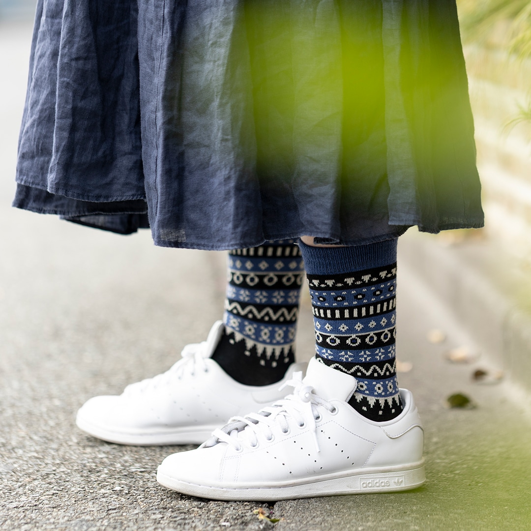 レディース］ Bengt&Lotta/ベングト＆ロッタ ソックス ミール ブルー