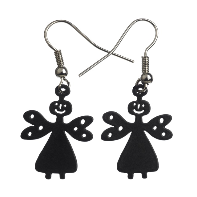 Bengt&Lotta / ベングト＆ロッタ ピアス ドット ブラック 