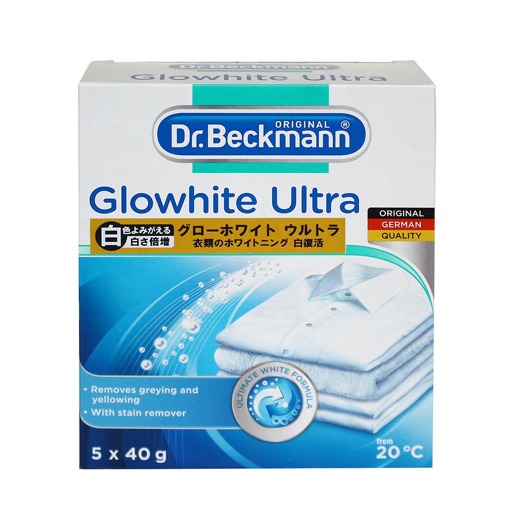 Dr. Beckmann/ドクター ベックマン　 グローホワイト ウルトラ 蛍光増白剤（酸素系漂白剤入り）5包入り