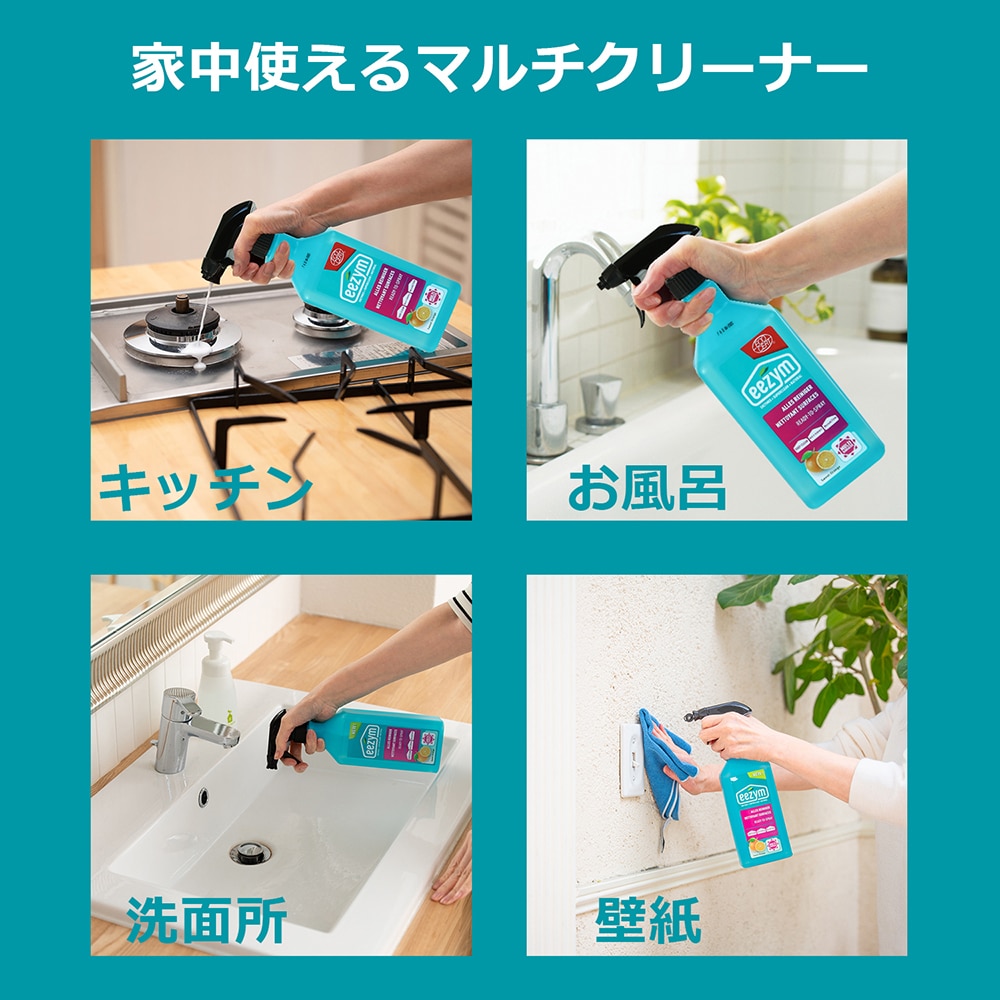 Eezym イージム マルチサーフェスクリーナー オレンジ エコンフォートハウス Ecomforthouse Klippan クリッパン 総輸入元