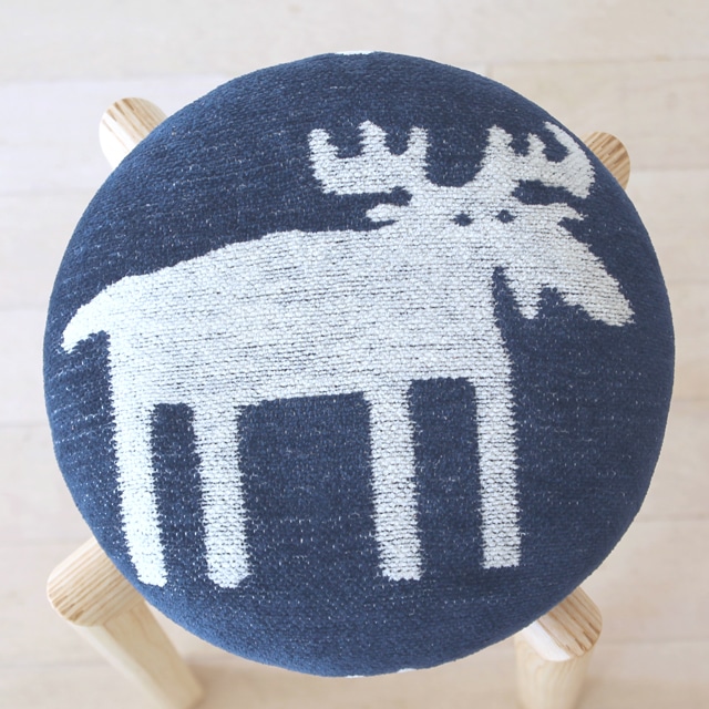 KLIPPAN/クリッパン スツール ムース Mサイズ ダークグレー