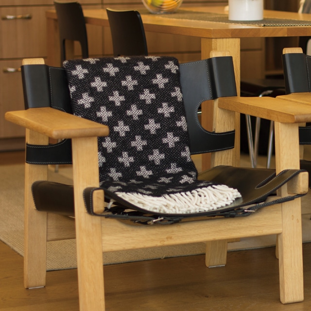 KLIPPAN/クリッパン スロー シャーンスンドクロス ライトグレー