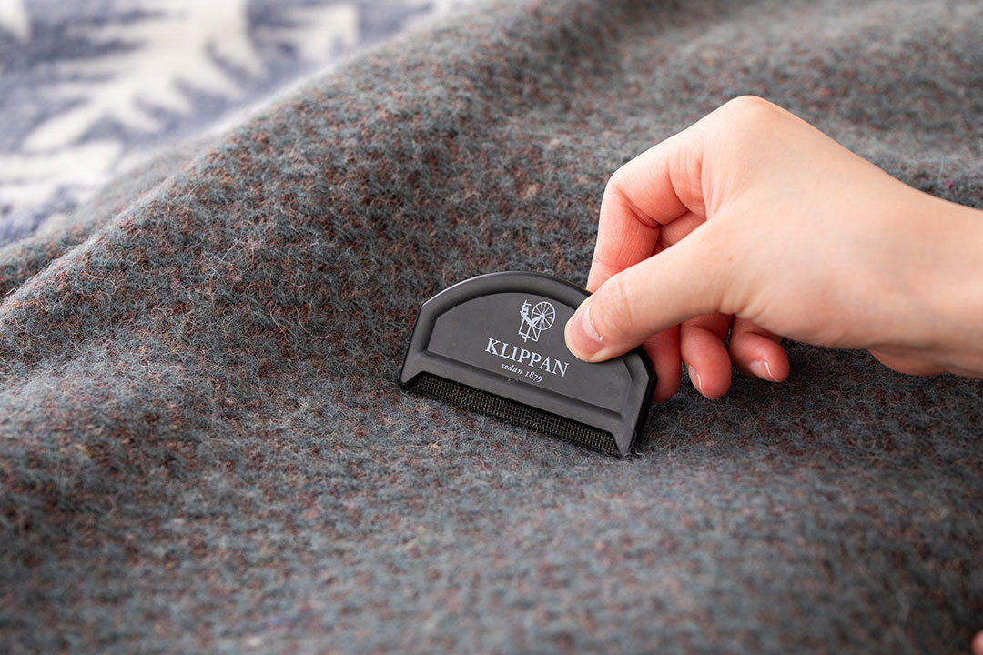 KLIPPAN/クリッパン スロー ゴットランド グレー | サステナブル