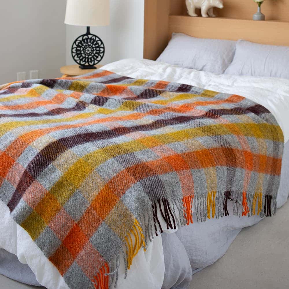 KLIPPAN/クリッパン スロー ゴットランド マルチイエロー