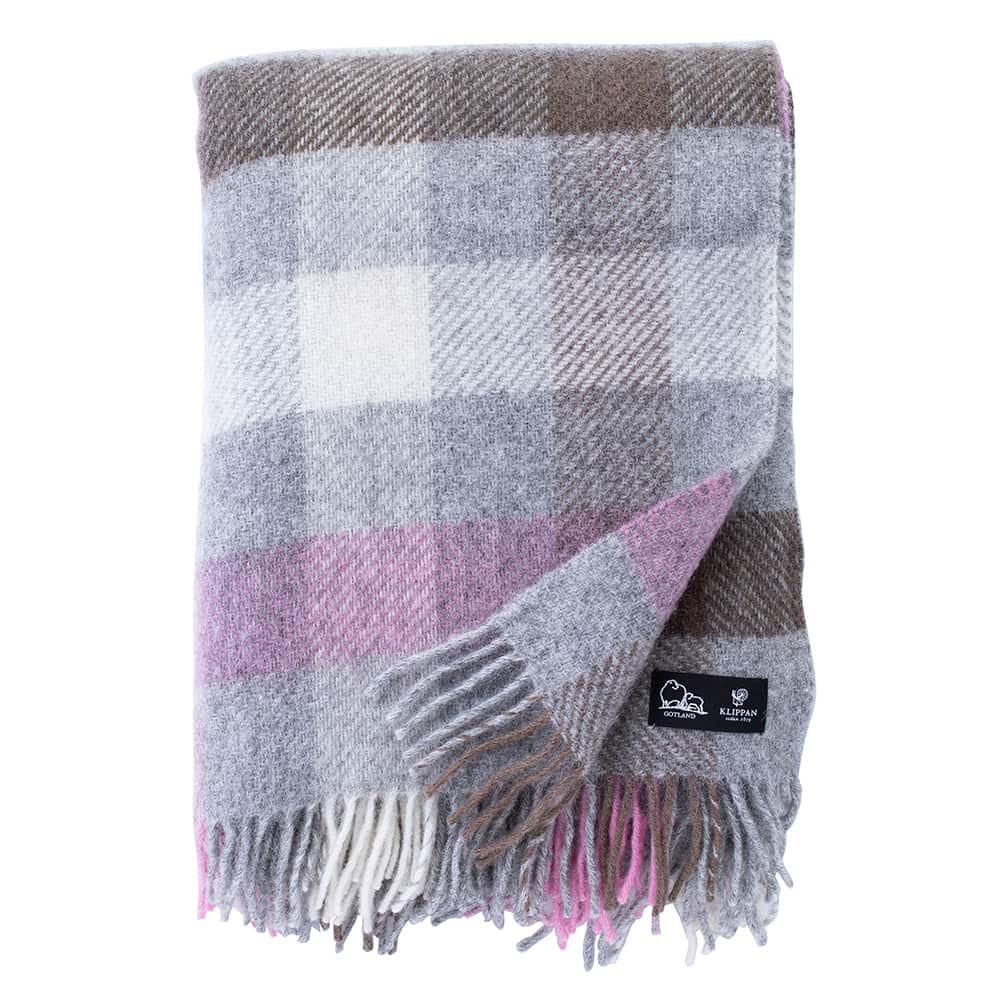 KLIPPANスロー KLIPPAN/クリッパン スロー ゴットランド チェリーレッド