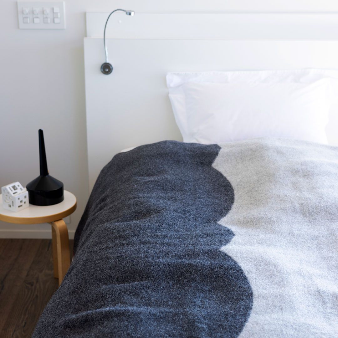 KLIPPAN/クリッパン ウール シングルブランケット St. Petri FACADE