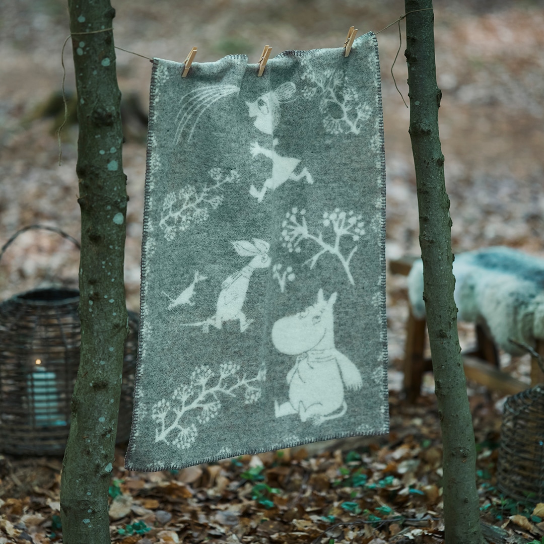 KLIPPAN/クリッパン エコウール ウール ミニブランケット ムーミン