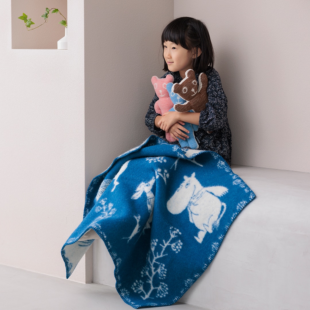 KLIPPAN/クリッパン エコウール ウール ミニブランケット ムーミン