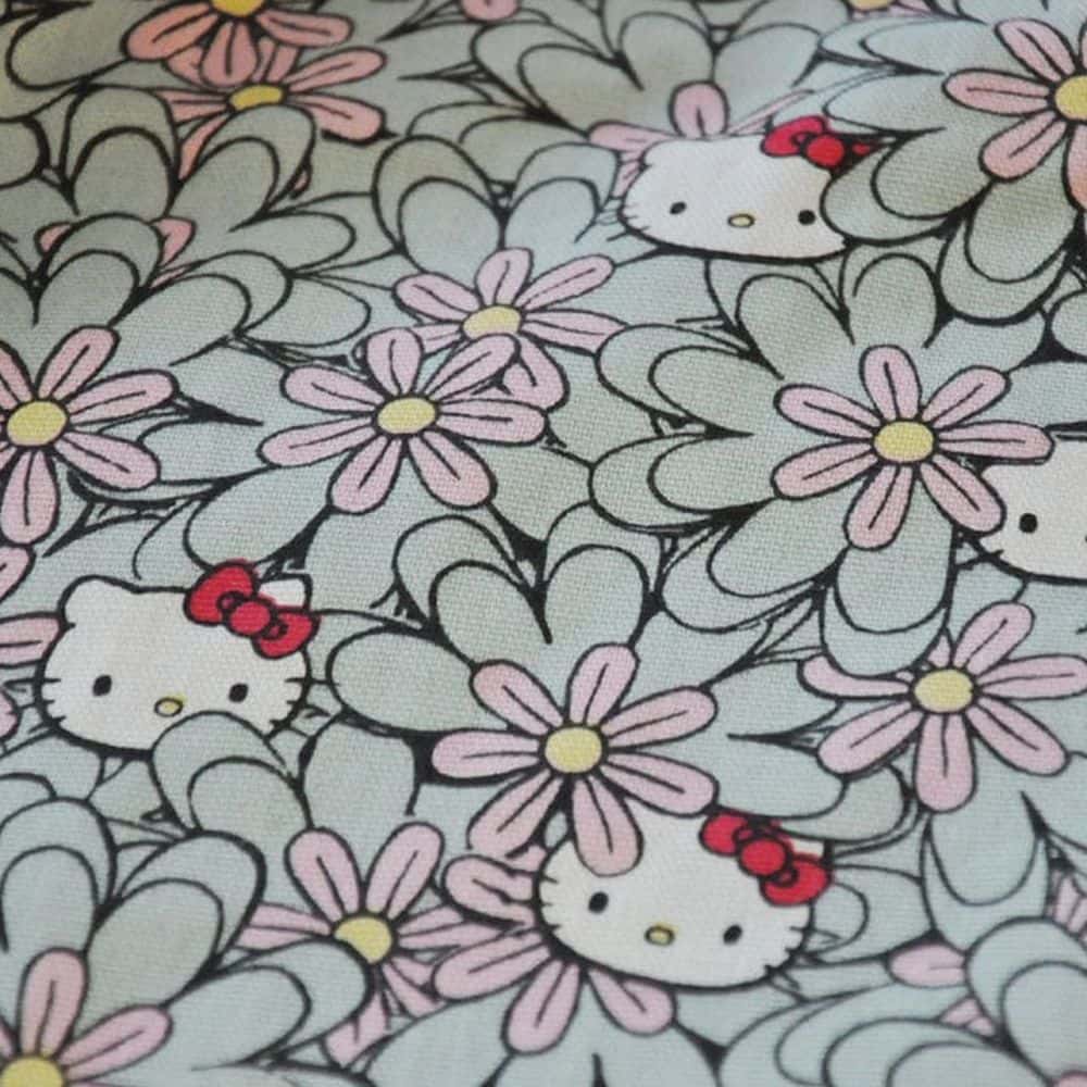 KLIPPAN/クリッパン クッションカバー ハローキティ ターコイズ