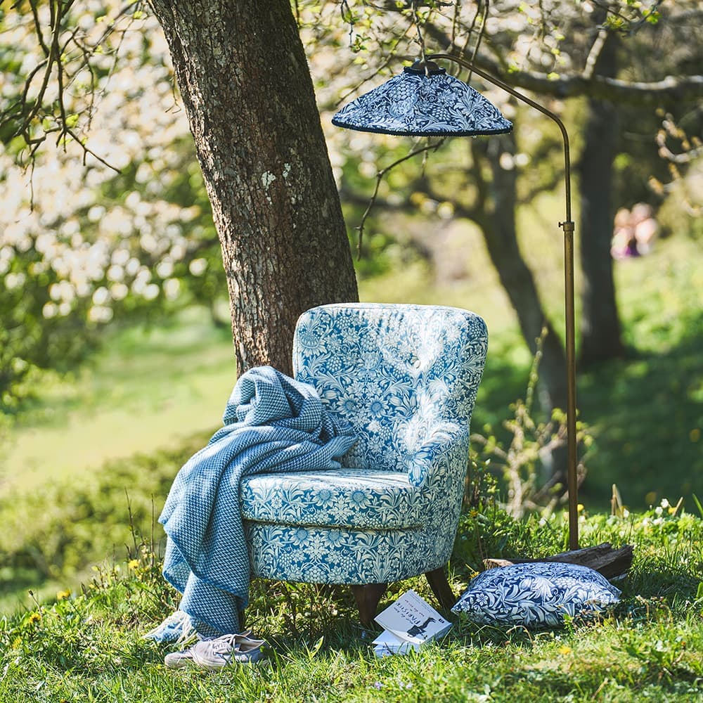 KLIPPAN/クリッパン クッションカバー サンフラワー ブルー