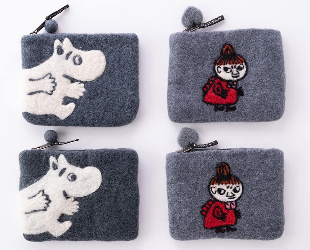 KLIPPAN/クリッパン フェルトポーチ アルマ ブルー | サステナブル