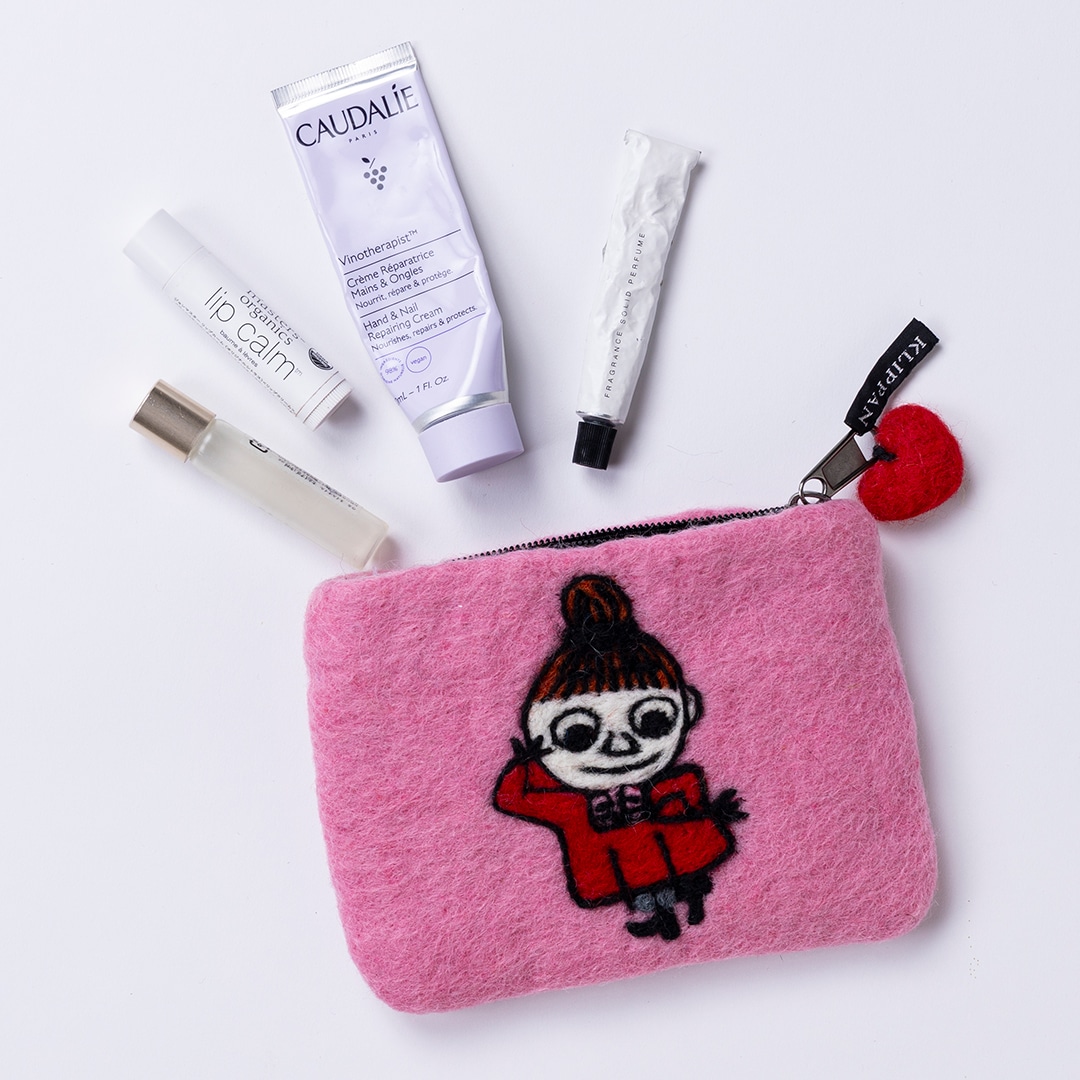 KLIPPAN/クリッパン フェルトポーチ リトルミイ ピンク | サステナブル