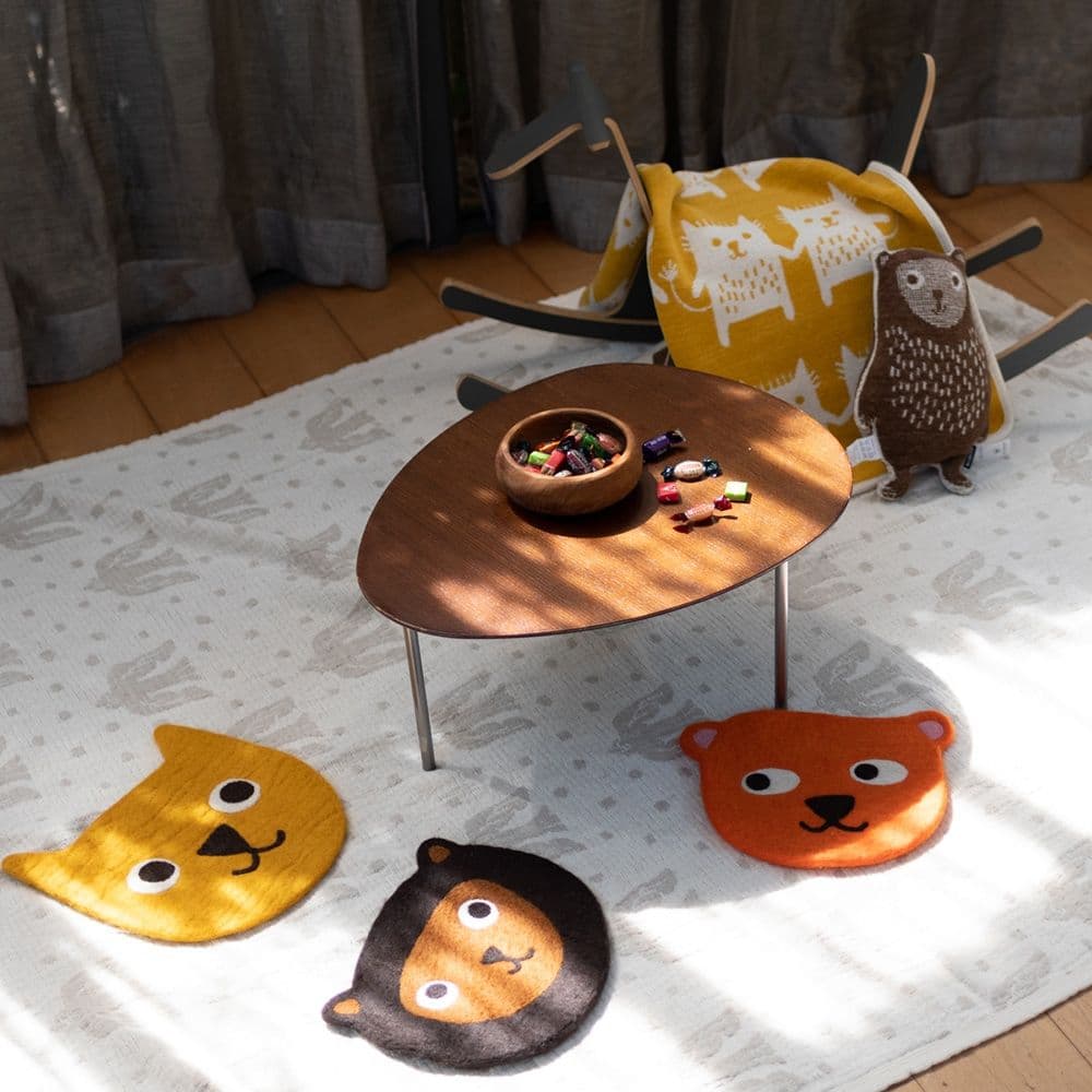 KLIPPAN/クリッパン フェルトシートパッド グスタフ (ブラウン