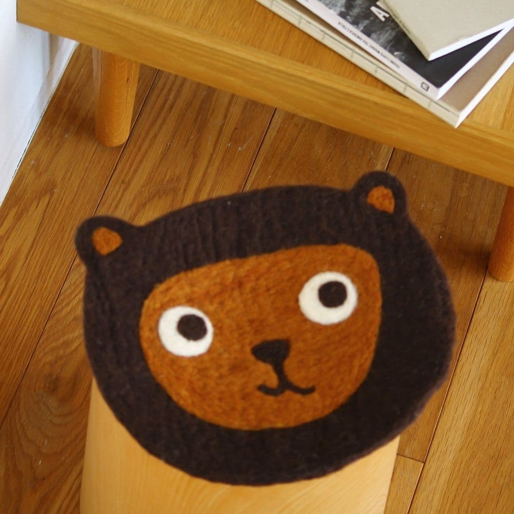 KLIPPAN/クリッパン フェルトシートパッド ファンニ (オレンジ