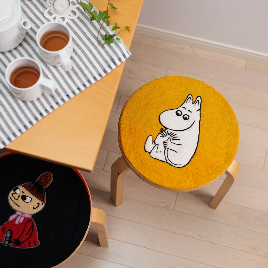 KLIPPAN/クリッパン フェルトシートパッド ムーミン イエロー