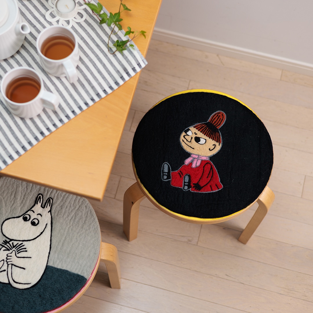 KLIPPAN/クリッパン フェルトシートパッド リトルミイ ブラック