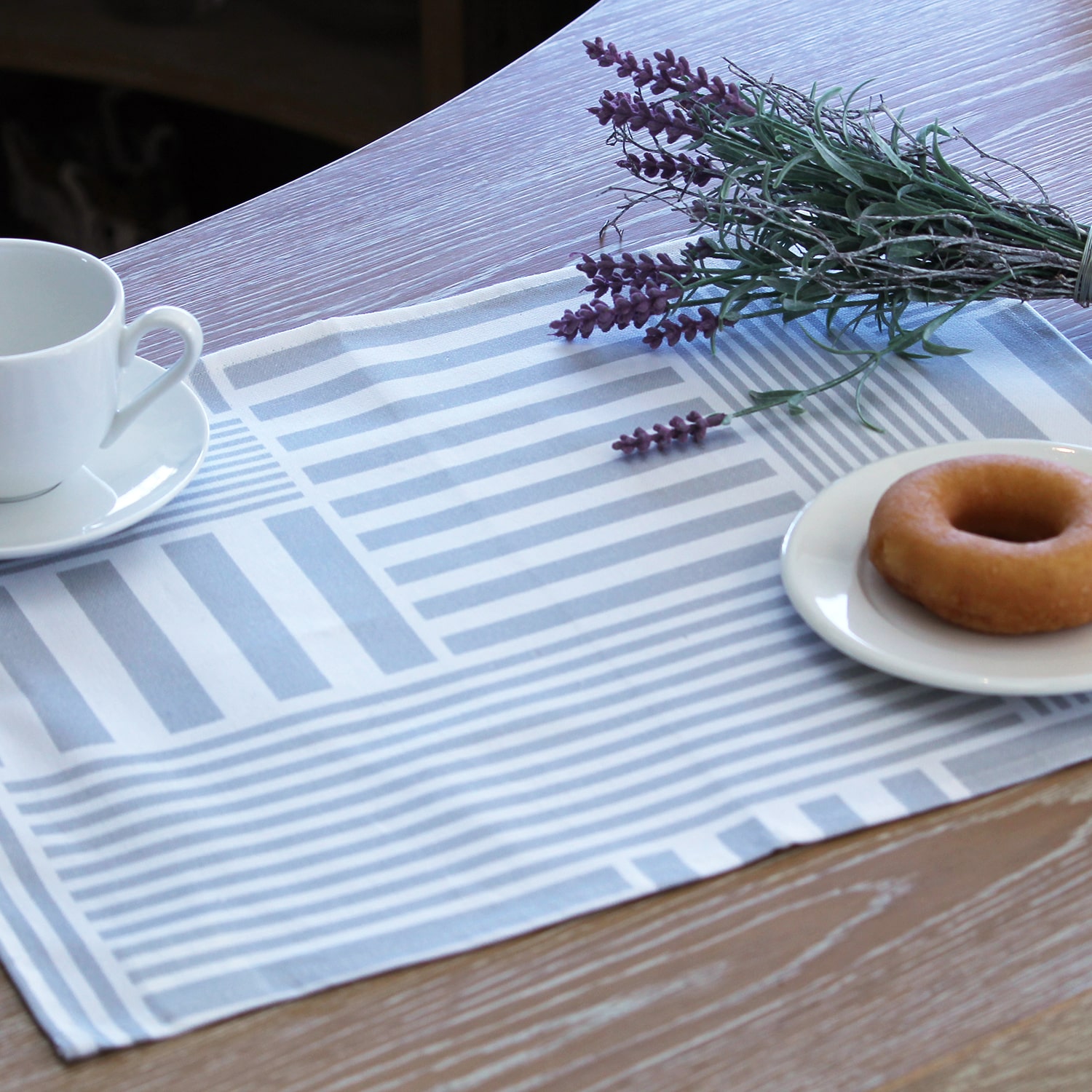 Klippan クリッパン ランチョンマット ストライプス グレー エコンフォートハウス Ecomforthouse Klippan クリッパン 総輸入元