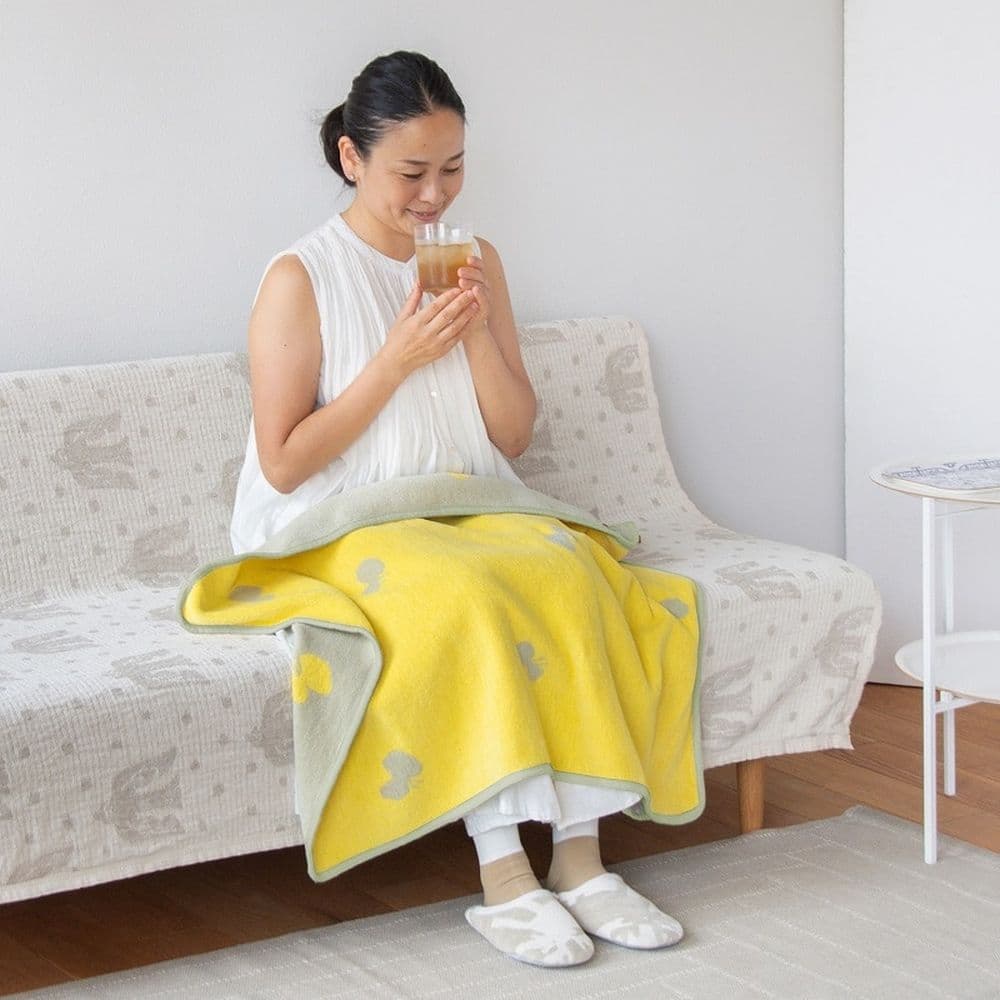 KLIPPAN × mina perhonenシュニールコットンブランケット KLIPPAN×minä perhonen｜シュニールコットンブランケット