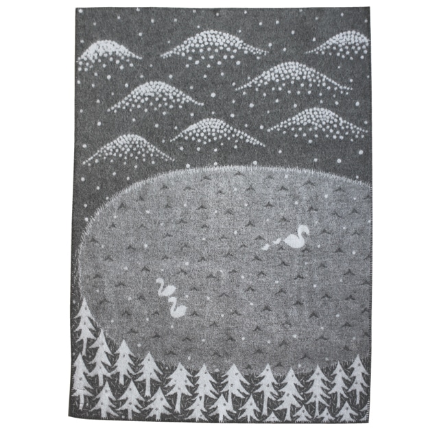 KLIPPAN/クリッパン ウール シングルブランケット LAKE IN THE VALLEY