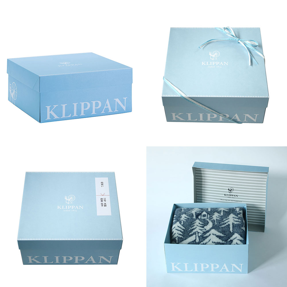 KLIPPAN/クリッパン ウール シングルブランケット LAKE IN THE