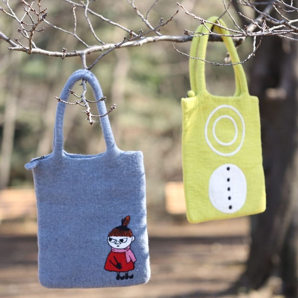 KLIPPAN/クリッパン フェルトバッグ スニーキーミイ グレー