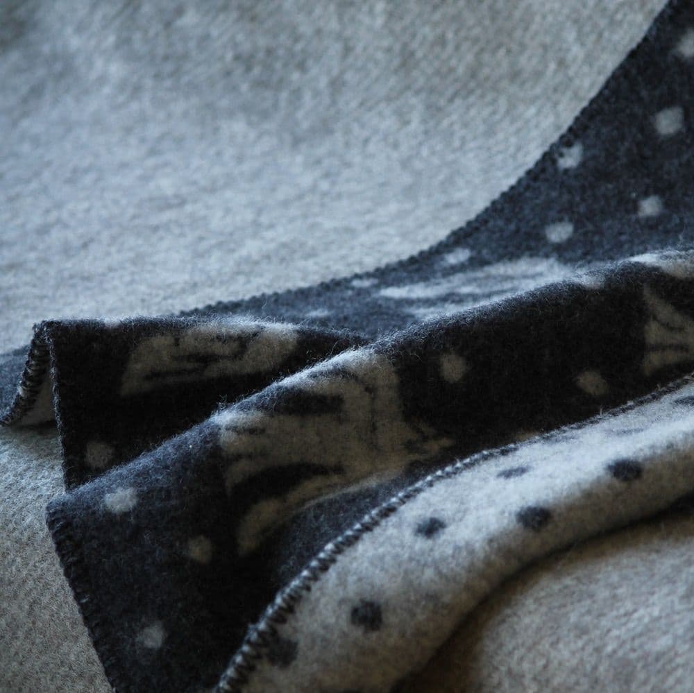 KLIPPAN/クリッパン エコウール ウール ミニブランケット birds in the