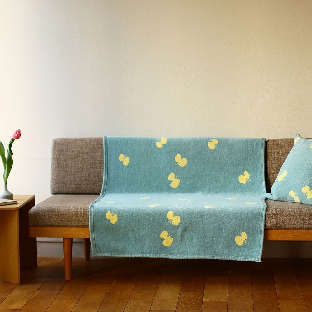 KLIPPAN/クリッパン シュニールコットン ハーフブランケット CHOUCHO