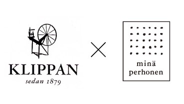 KLIPPANのロゴとmin? perhonenのロゴ