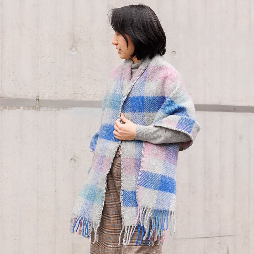 KLIPPAN/クリッパン ウールストール ゴットランド マルチ パステル
