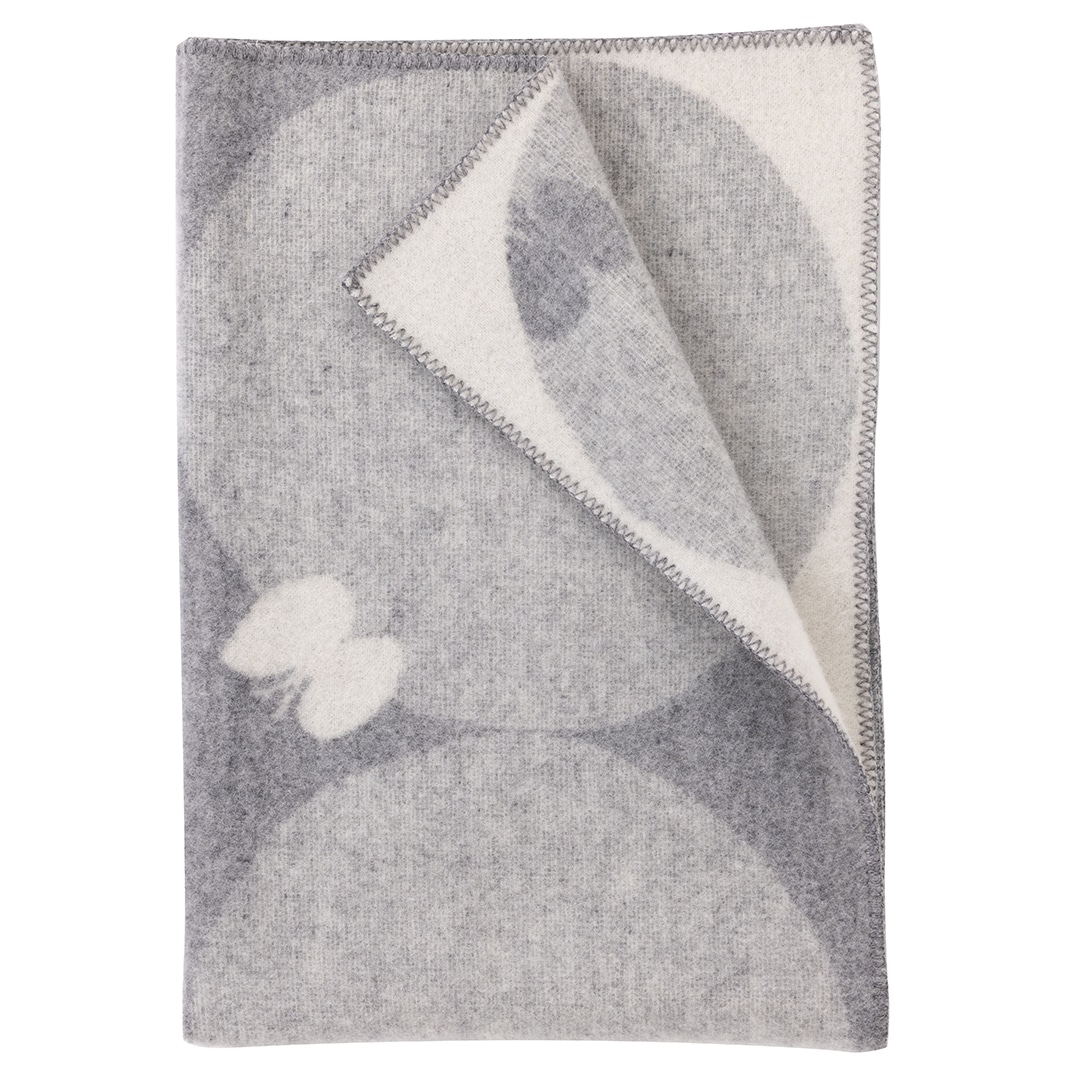 KLIPPAN/クリッパン ウール ハーフブランケット PERHONEN ライトグレー