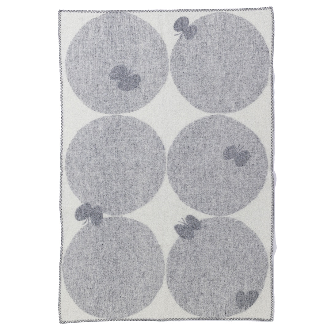 KLIPPAN/クリッパン ウール ハーフブランケット PERHONEN ライトグレー