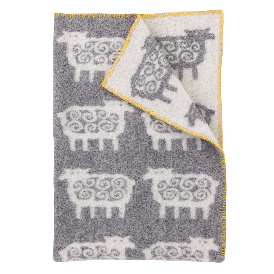 KLIPPAN/クリッパン ウール ハーフブランケット ベングトのヒツジ