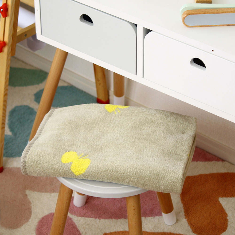 【GrantEOne's】ブランケット ネイビー 未使用品 79×150cm GrantEOne's】ブランケット ネイビー 未使用品 79×150cm