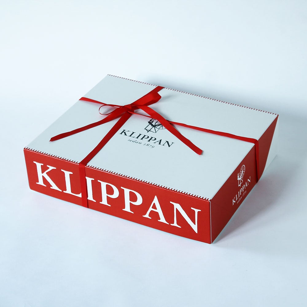 キラキラハートブランケット KLIPPAN/クリッパン [ボックス付きギフトセット] シュニール