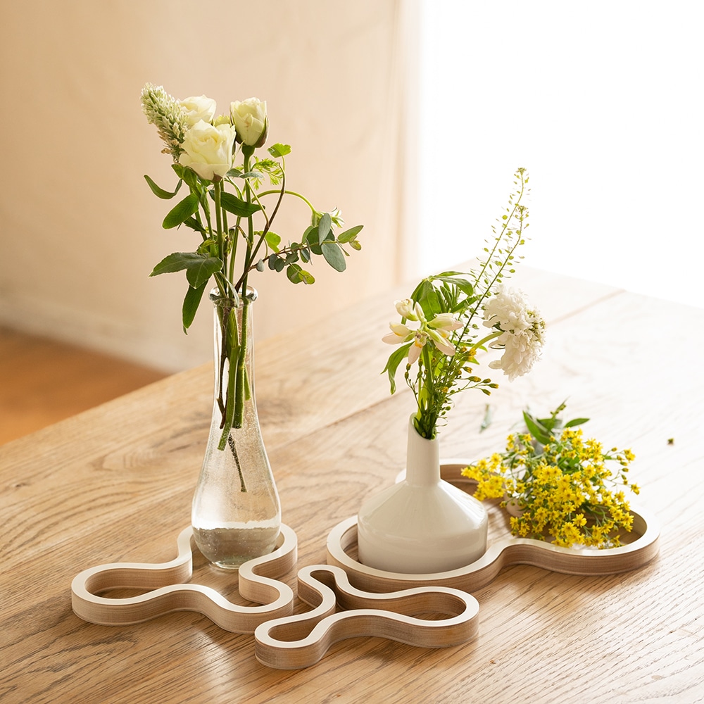 majamoo/マヤムー 白樺のポットスタンド ナチュラル S | サステナブル