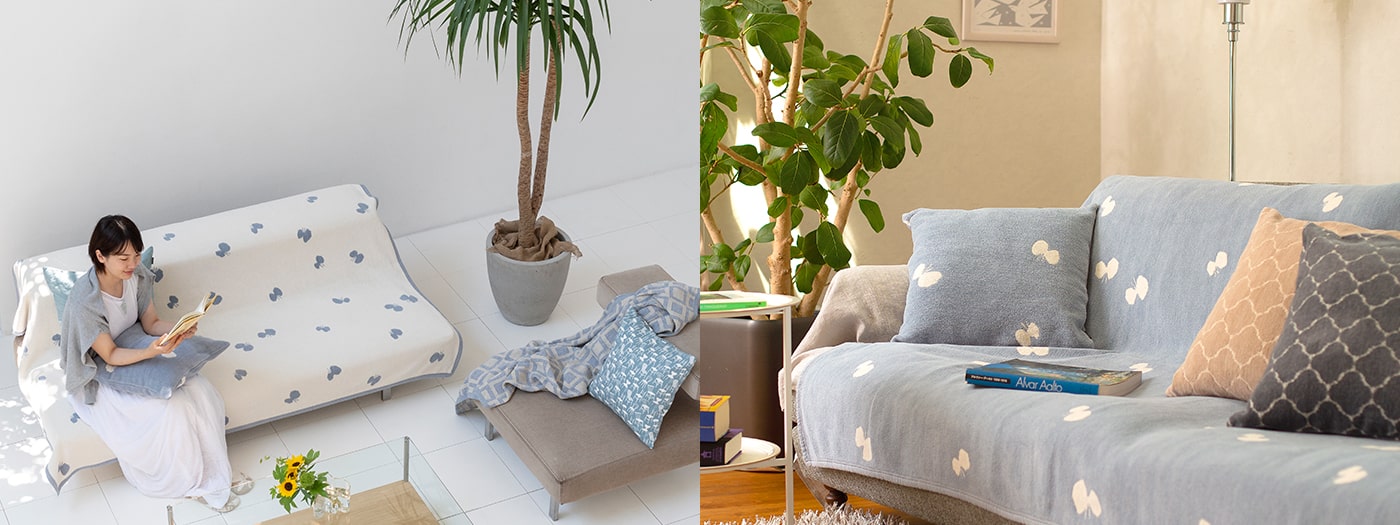 きっと暮らしの必需品になる～コットンブランケットの5つの使い方