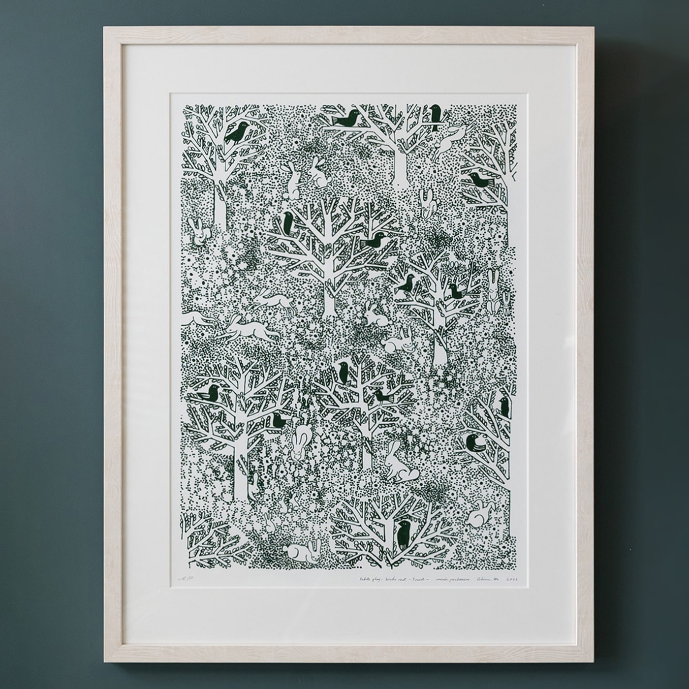 KLIPPAN×minä perhonen 10周年記念デザイン “rabbits play, birds rest