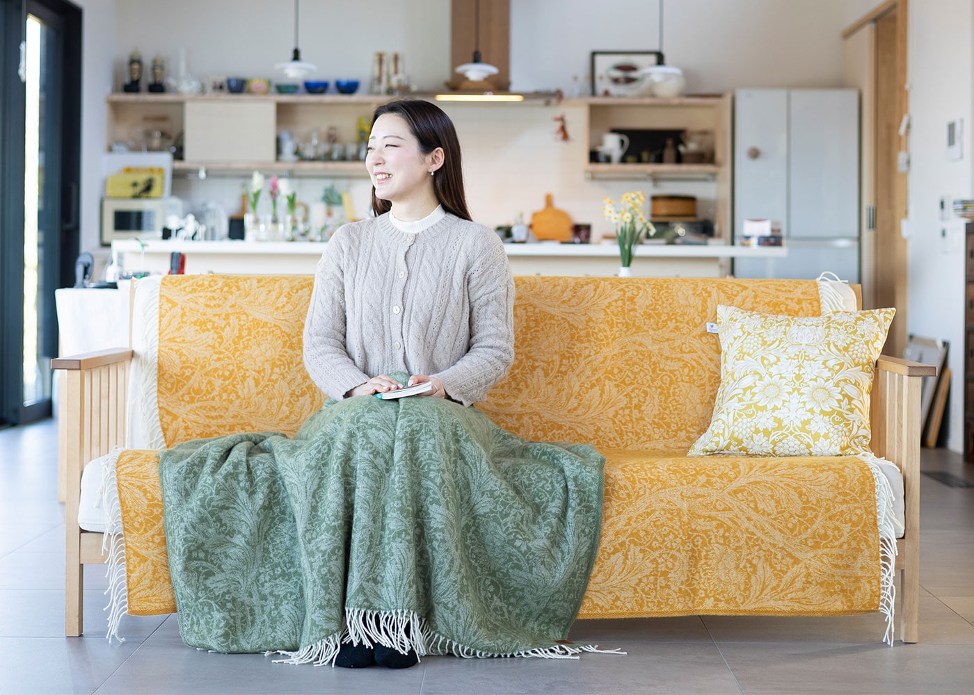 Sofa with KLIPPAN winter ソファ＋クリッパンのあったかい冬支度 