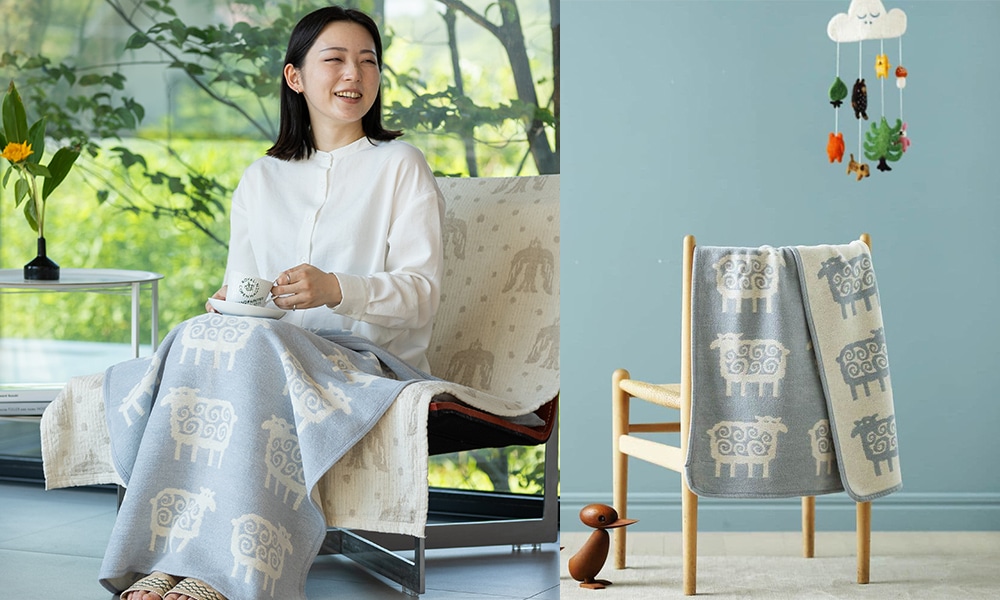 THE FIRST BLANKET 生まれた時からKLIPPAN | サステナブルショップ エ