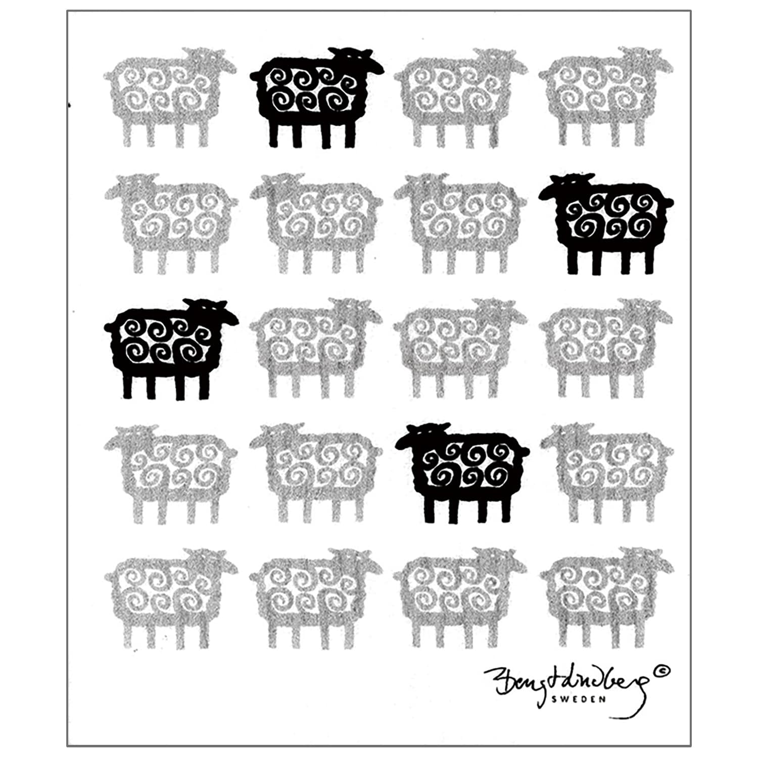 スポンジワイプ ベングト＆ロッタ 迷子のヒツジ | サステナブル