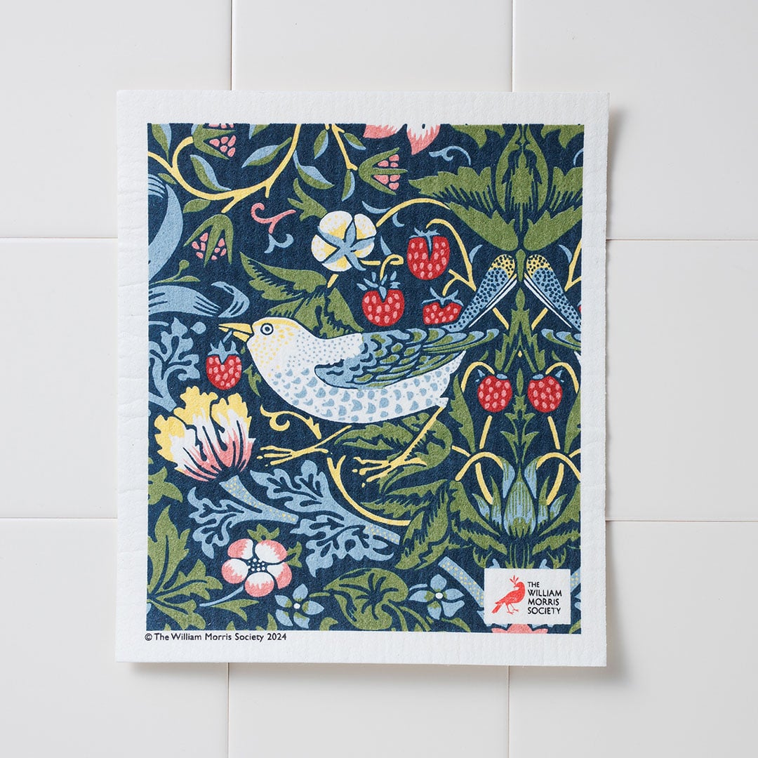 スポンジワイプ William Morris イチゴドロボウ | サステナブル