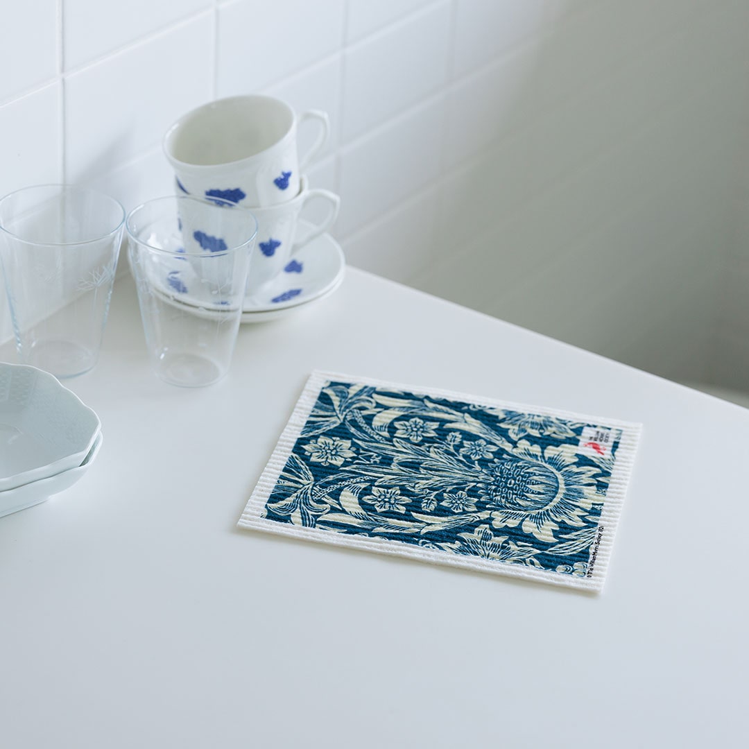 スポンジワイプ William Morris サンフラワー | サステナブルショップ