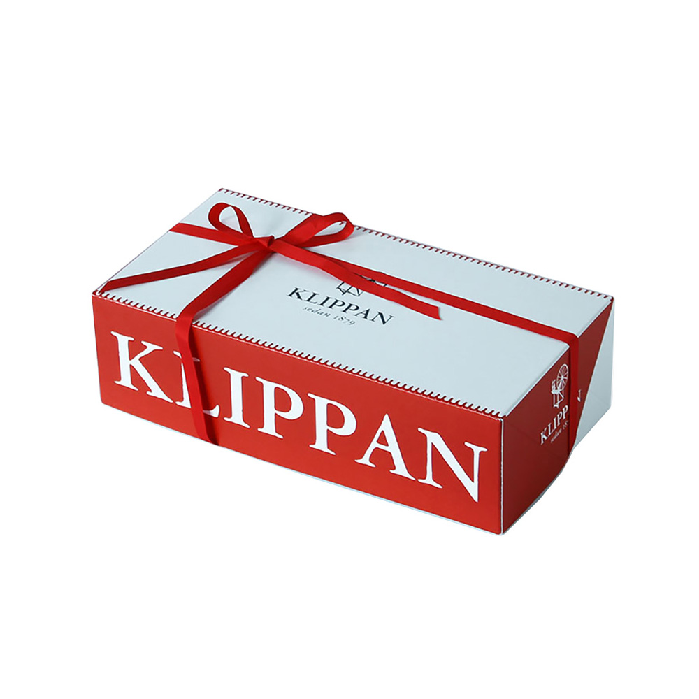 KLIPPAN REDギフトボックス小 リボンかけ