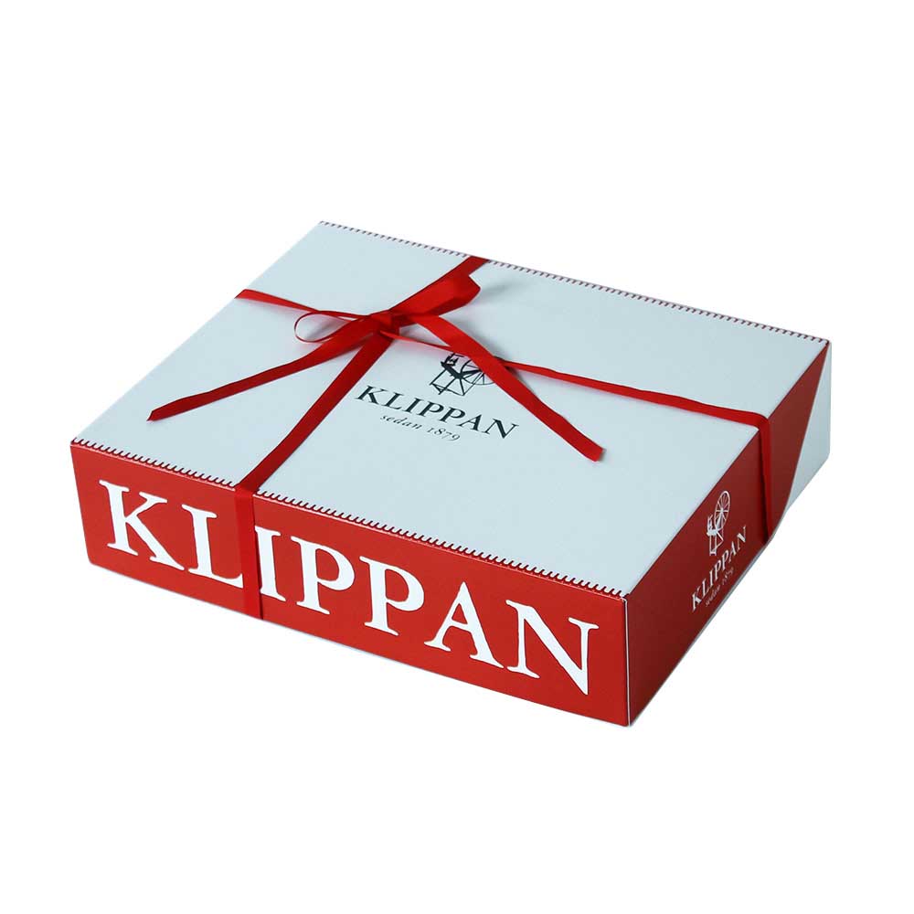 KLIPPAN REDギフトボックス中 リボンかけ